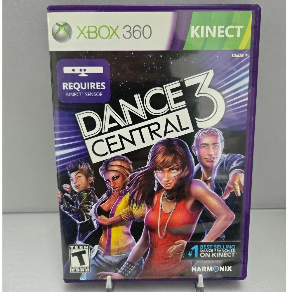 Dance Central 1, 2, & 3 Bundle Xbox‎ 360 Kinect - Complete CIB 3 Games Tested